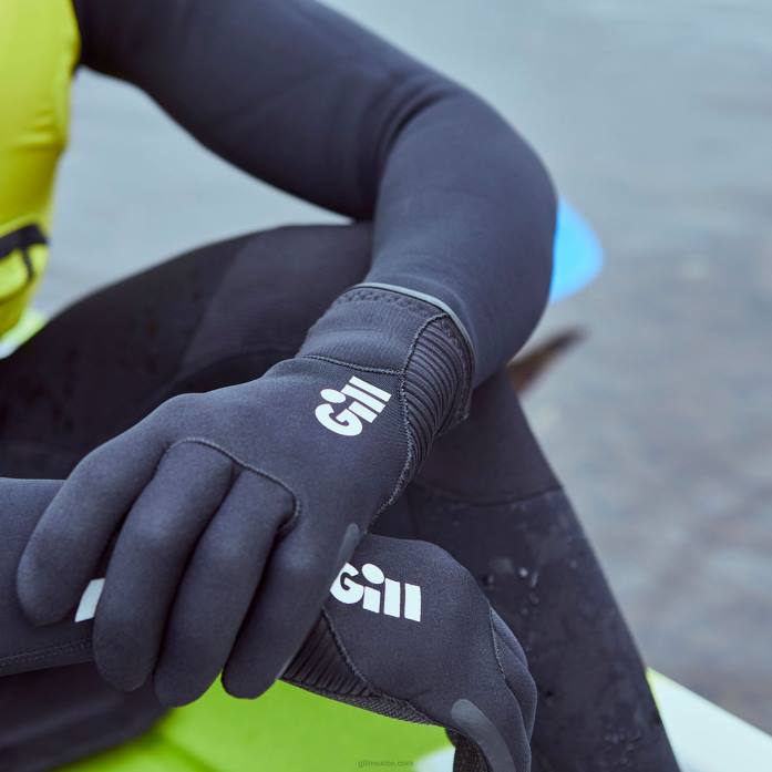 Gill Marine guantes de 3 estaciones negro Z6F2141