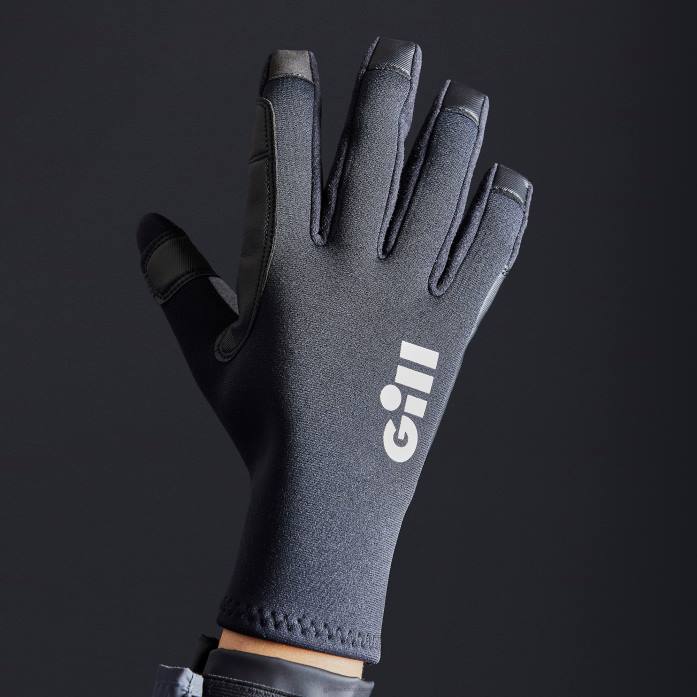 Gill Marine guantes de 3 estaciones negro Z6F2141