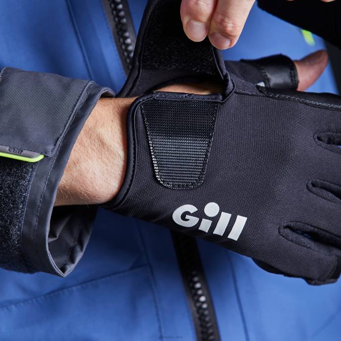 Gill Marine guantes de campeonato - dedo largo negro Z6F2138