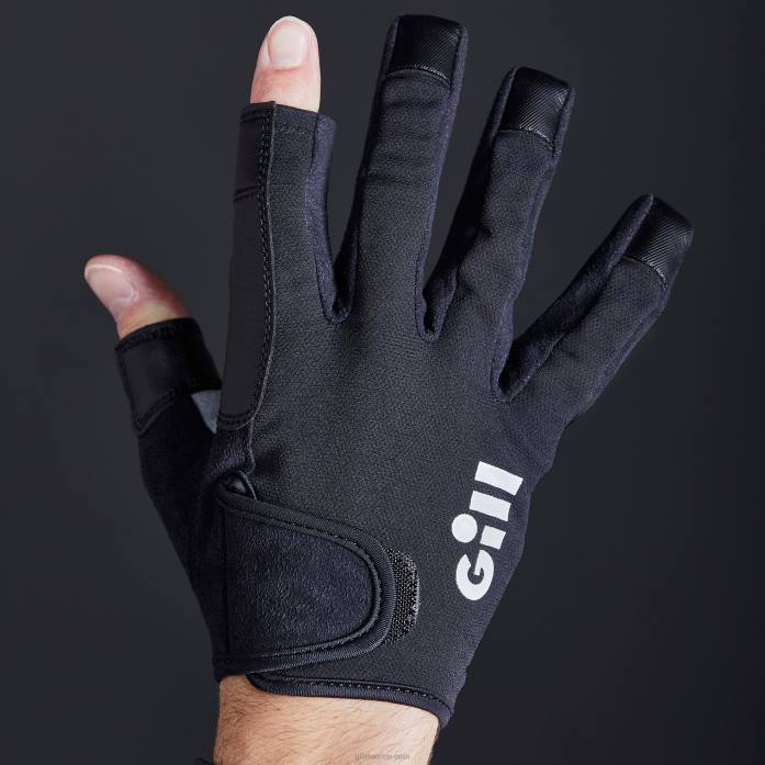 Gill Marine guantes de campeonato - dedo largo negro Z6F2138