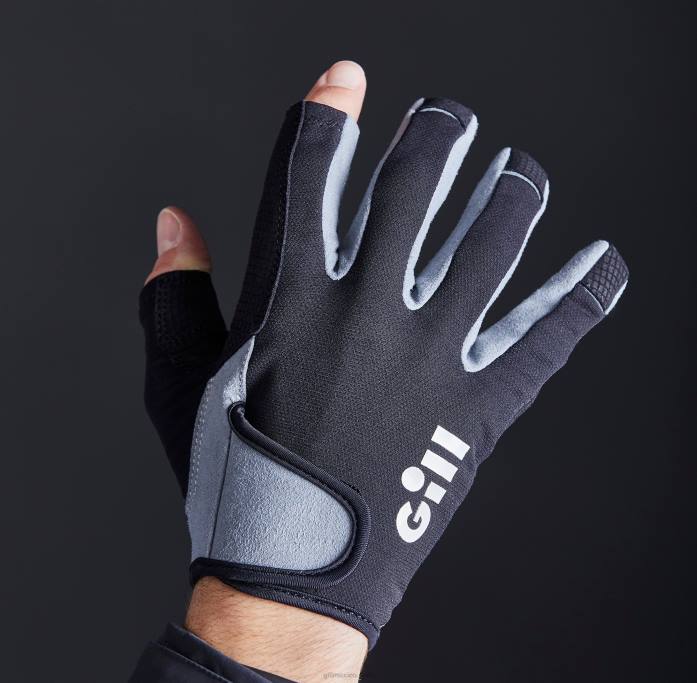 Gill Marine guantes de marinero - dedo largo negro Z6F2140