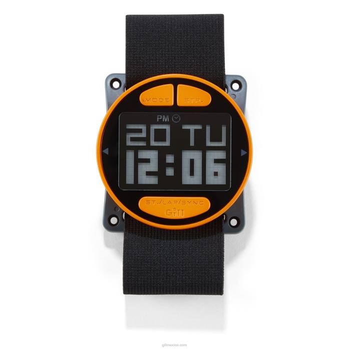 Gill Marine temporizador sigiloso negro y naranja Z6F284