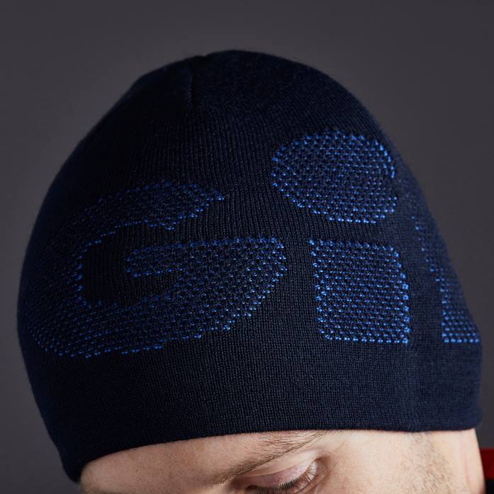 Gill Marine gorro tejido reversible azul marino Z6F2325