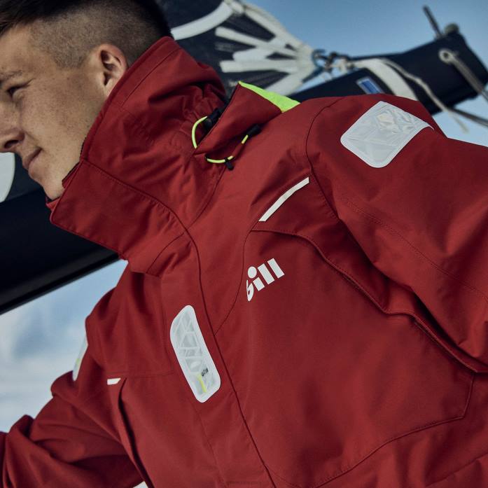 Gill Marine chaqueta os2 para hombre rojo Z6F291