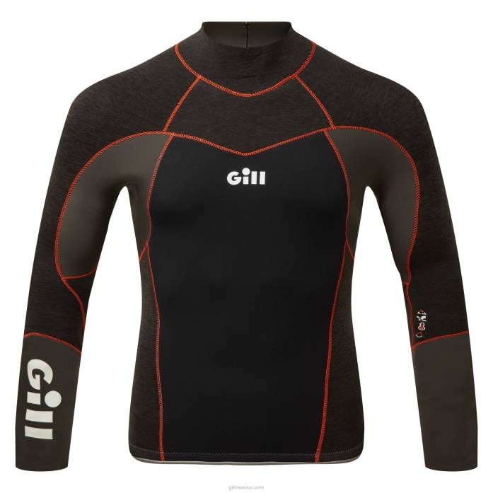 Gill Marine top zentherm hombre negro Z6F2287