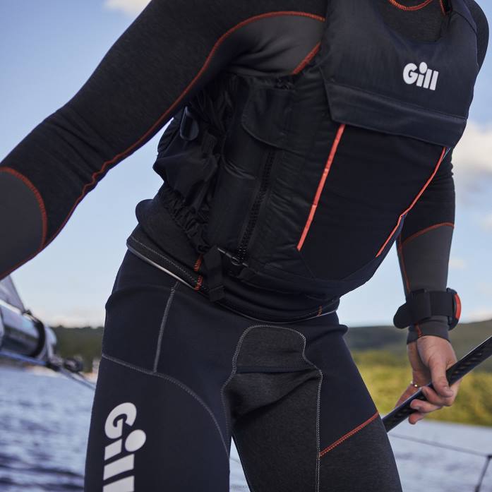 Gill Marine top zentherm hombre negro Z6F2287