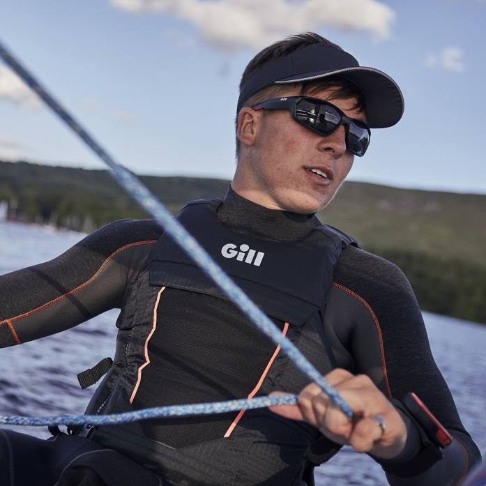 Gill Marine top zentherm hombre negro Z6F2287
