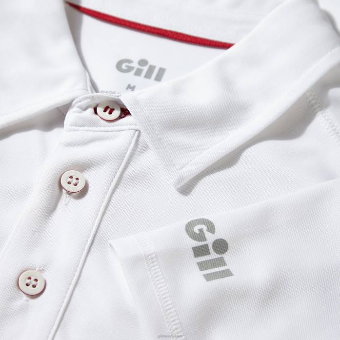 Gill Marine polo uv tec hombre blanco Z6F2219