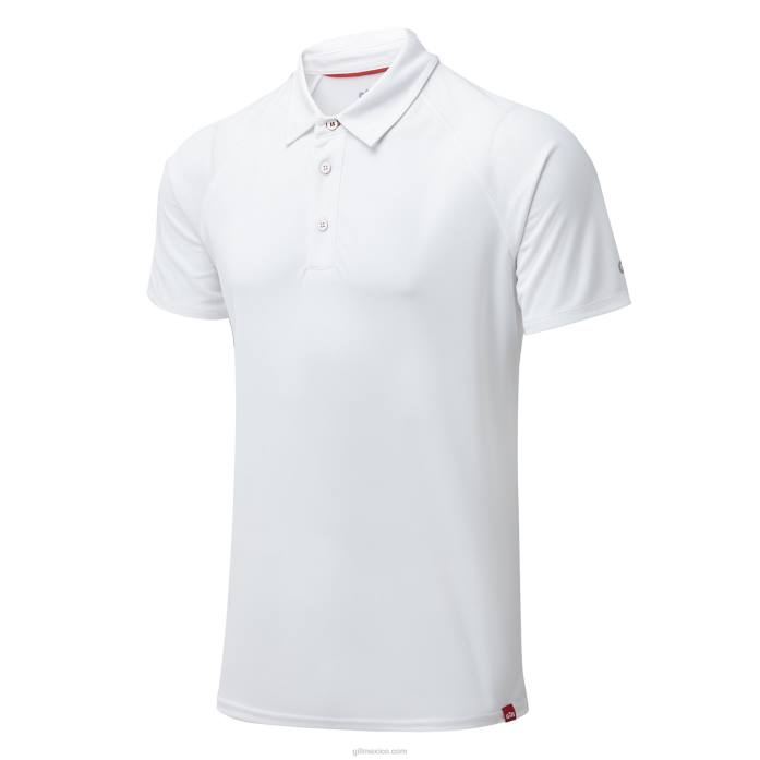 Gill Marine polo uv tec hombre blanco Z6F2219