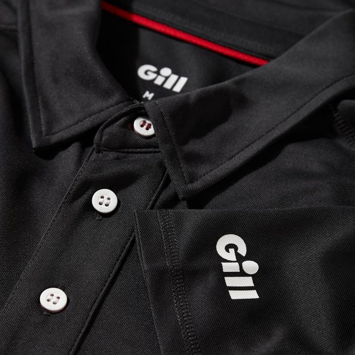 Gill Marine polo uv tec hombre carbón Z6F2223