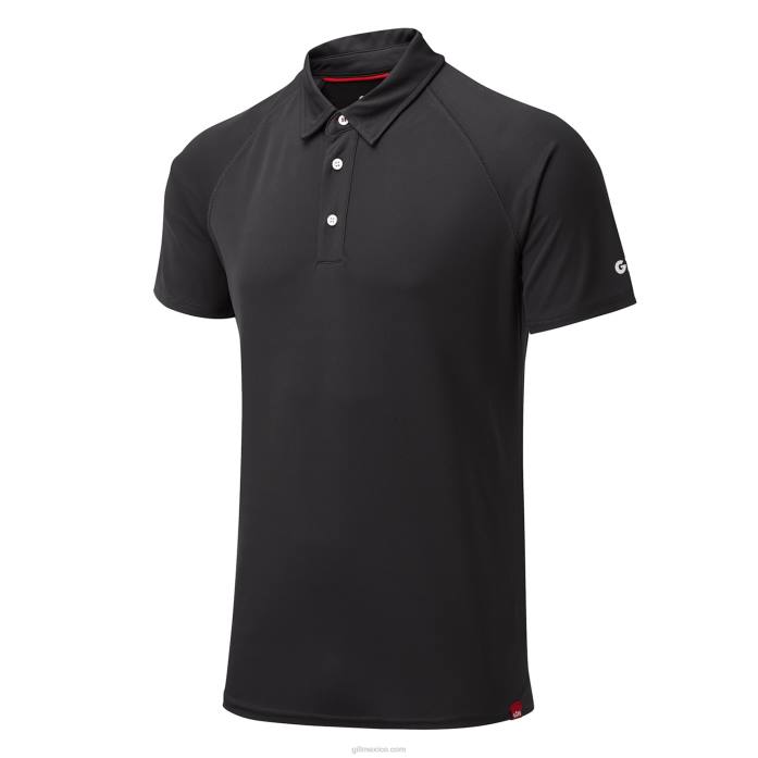 Gill Marine polo uv tec hombre carbón Z6F2223