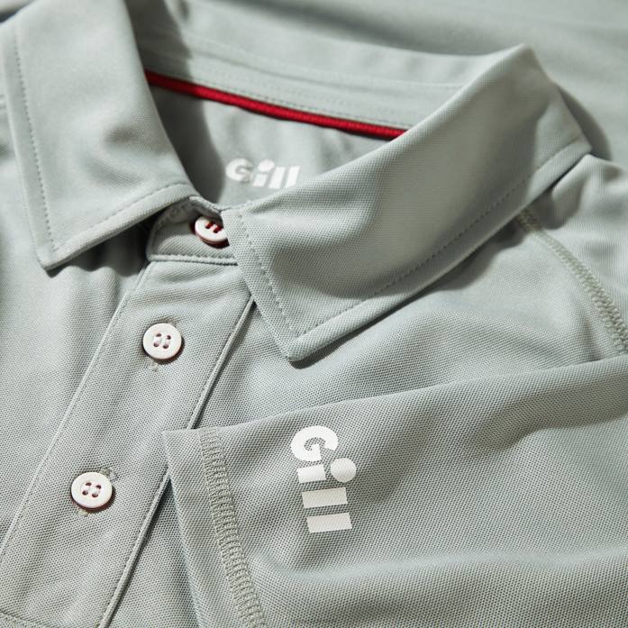 Gill Marine polo uv tec hombre gris medio Z6F2222