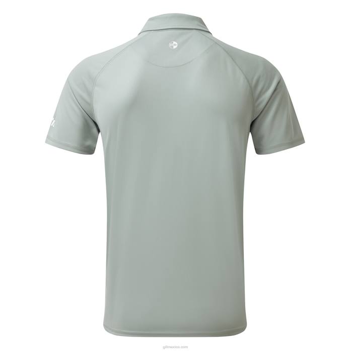 Gill Marine polo uv tec hombre gris medio Z6F2222