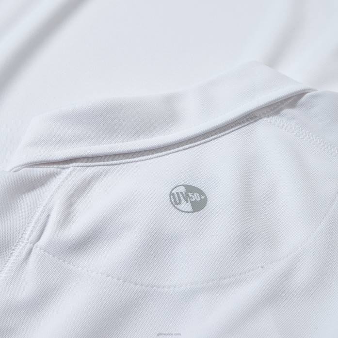 Gill Marine polo uv tec mujer blanco Z6F2509