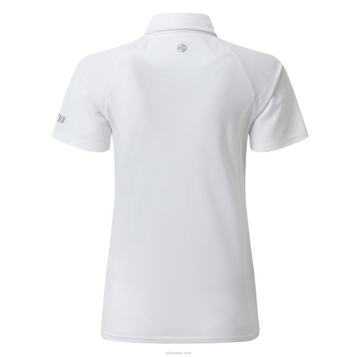 Gill Marine polo uv tec mujer blanco Z6F2509