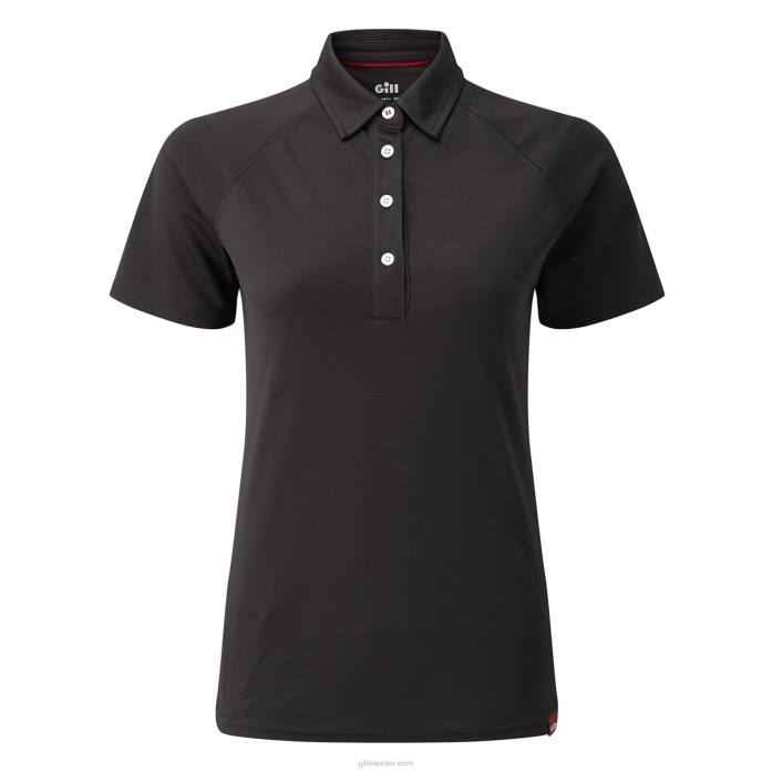 Gill Marine polo uv tec mujer carbón Z6F2511