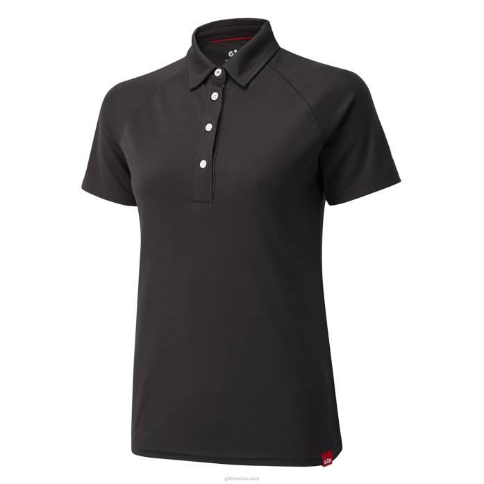 Gill Marine polo uv tec mujer carbón Z6F2511