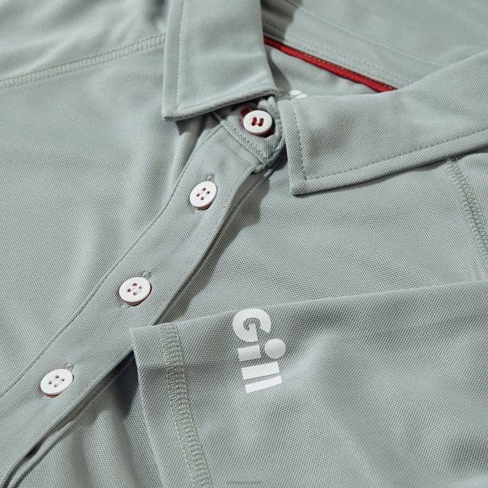 Gill Marine polo uv tec mujer gris medio Z6F2173
