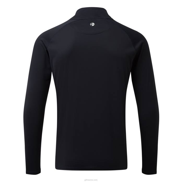 Gill Marine camiseta de hombre con cremallera uv tec - manga larga Armada Z6F2217