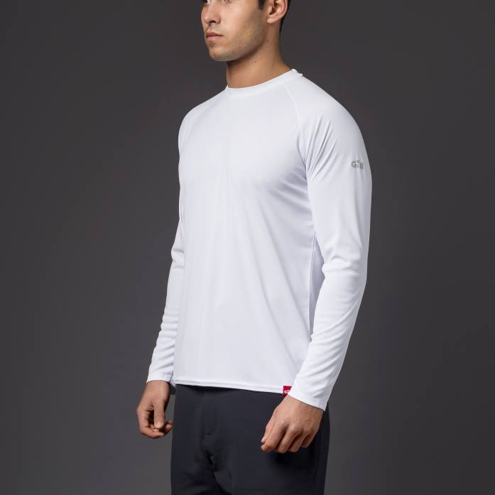 Gill Marine camiseta uv tec hombre - manga larga blanco Z6F2128