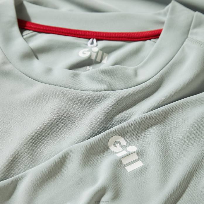 Gill Marine camiseta uv tec hombre - manga larga gris medio Z6F2131