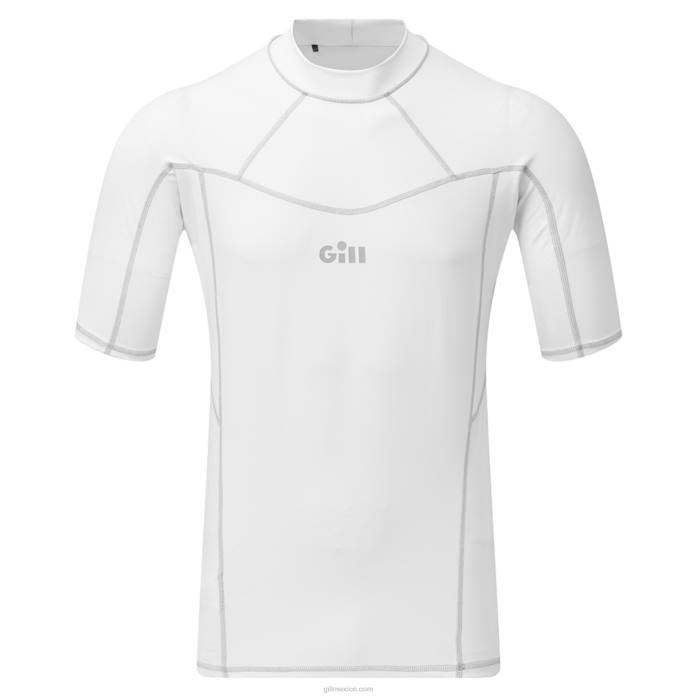 Gill Marine chaleco impermeable para hombre - manga corta blanco Z6F2274