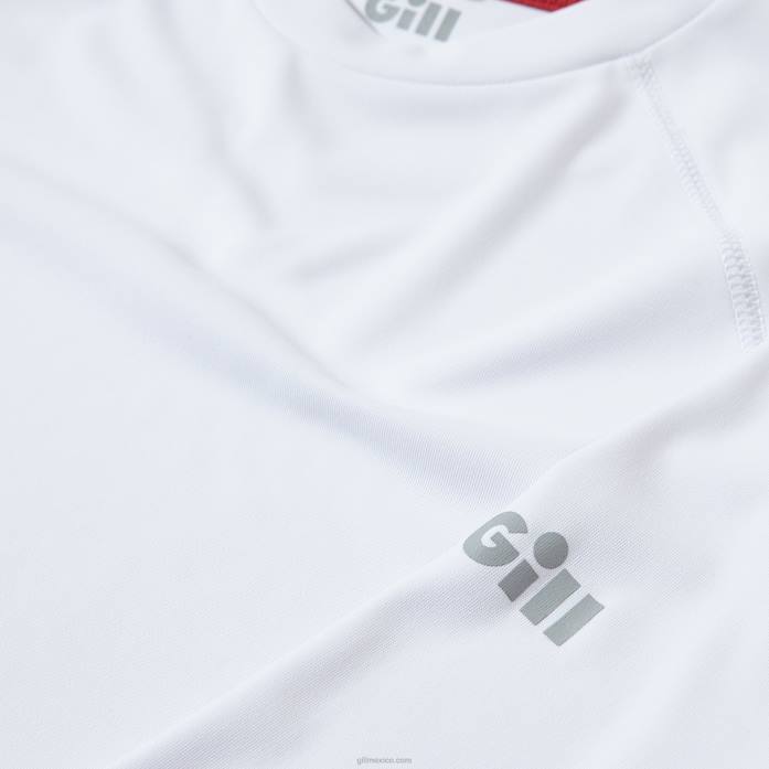 Gill Marine playera de manga larga uv tec mujer blanco Z6F2512
