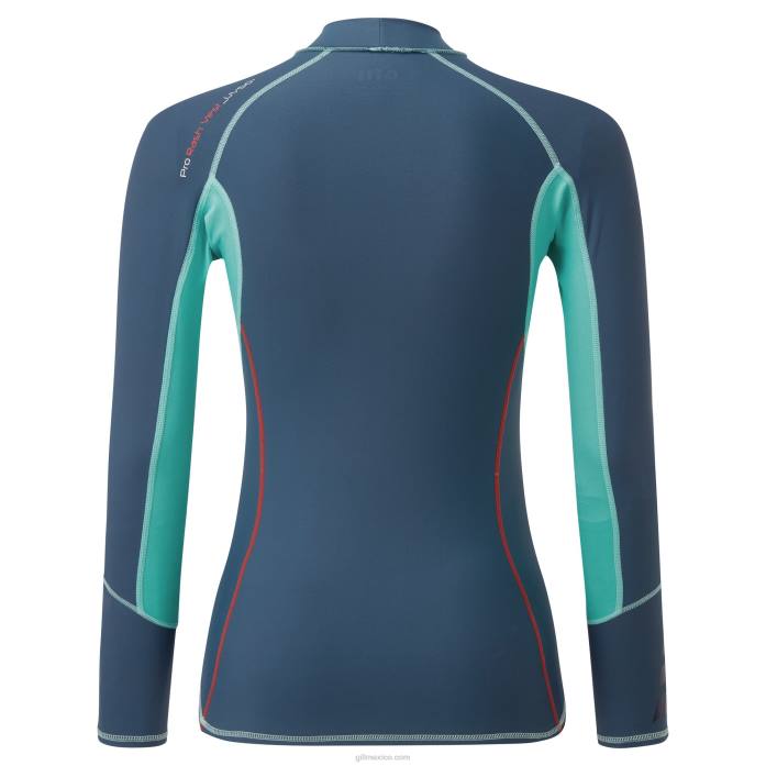 Gill Marine rash vest mujer - manga larga océano Z6F2275