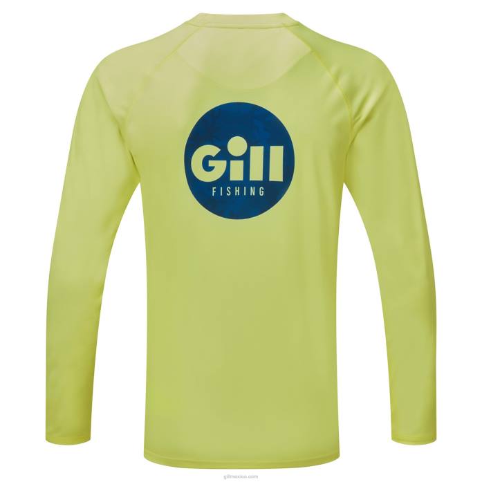 Gill Marine top de manga larga xpel tec con logo en la espalda cidra Z6F260