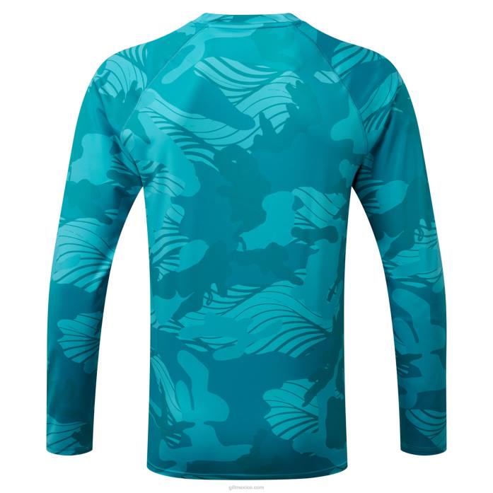 Gill Marine Top de manga larga camuflado xpel tec camuflaje de piscina Z6F2403