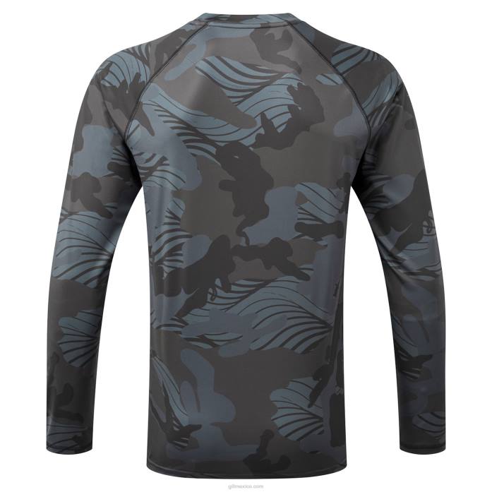 Gill Marine Top de manga larga camuflado xpel tec camuflaje de sombra Z6F2404