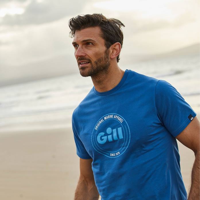 Gill Marine camiseta scala azul atlántico Z6F2116