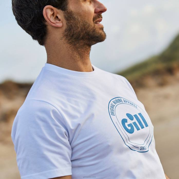Gill Marine camiseta scala blanco Z6F2118