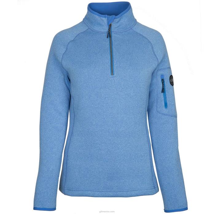 Gill Marine polar de punto de mujer azul claro Z6F2304