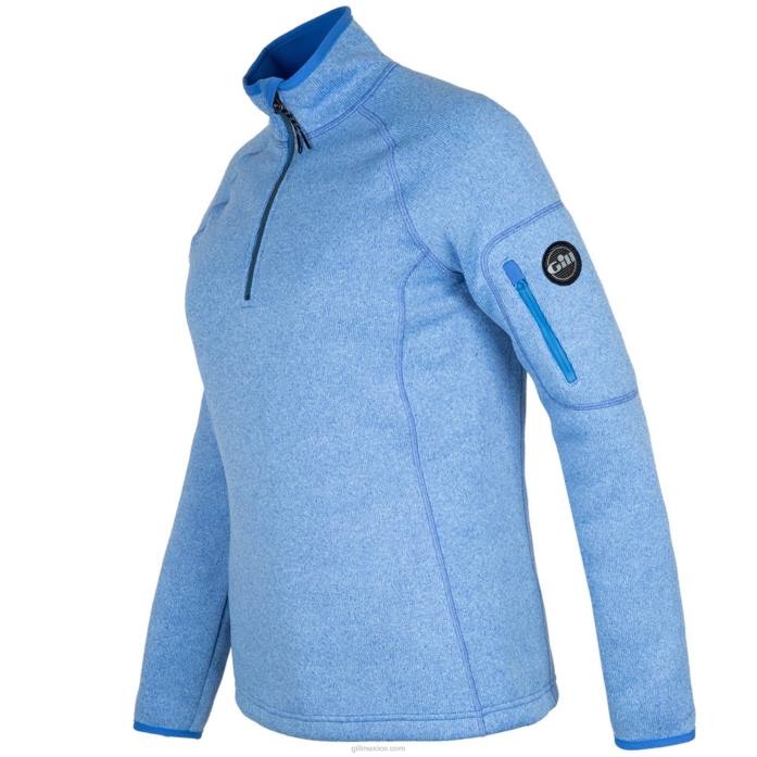 Gill Marine polar de punto de mujer azul claro Z6F2304