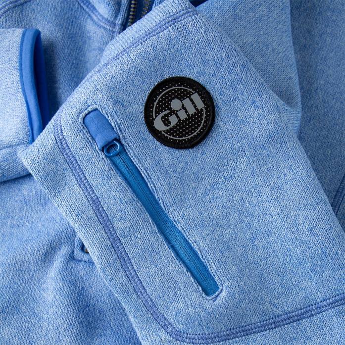 Gill Marine polar de punto de mujer azul claro Z6F2304