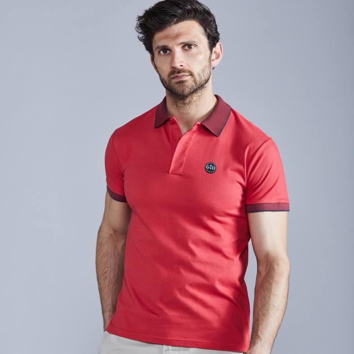 Gill Marine polo luca branquias rojas Z6F2124