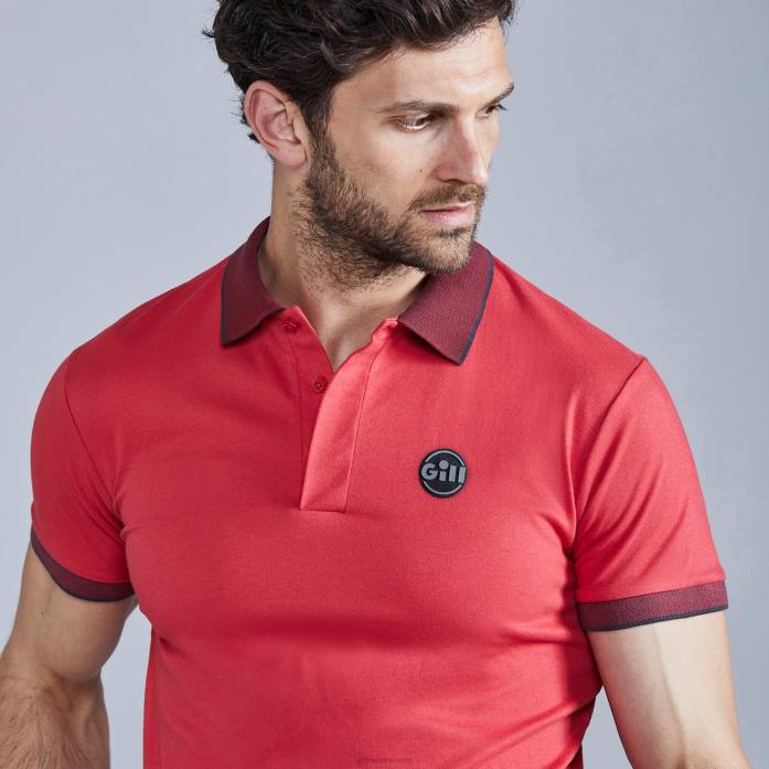 Gill Marine polo luca branquias rojas Z6F2124