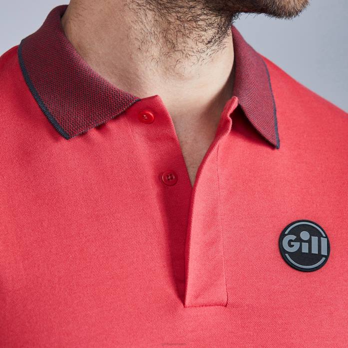 Gill Marine polo luca branquias rojas Z6F2124