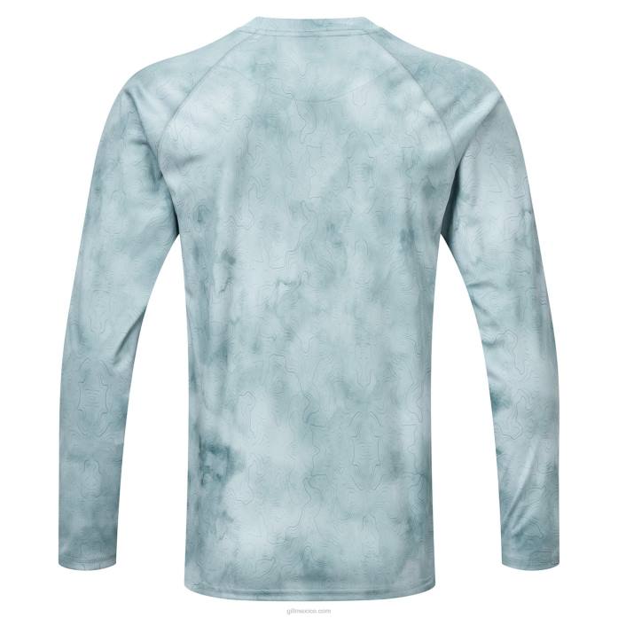 Gill Marine top de manga larga en glaciar/hielo de xpel tecZ6F2402