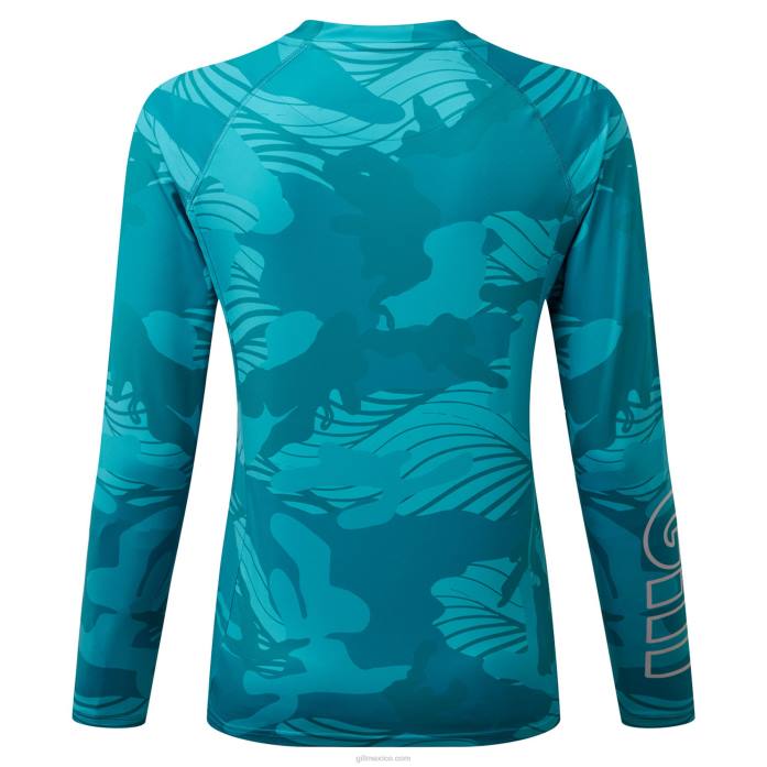 Gill Marine top de mujer xpel tec de manga larga en camuflajeZ6F2412