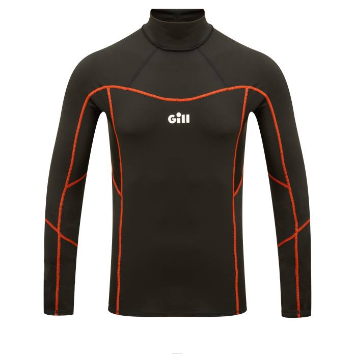 Gill Marine top hidrófobo para hombre negro Z6F2284