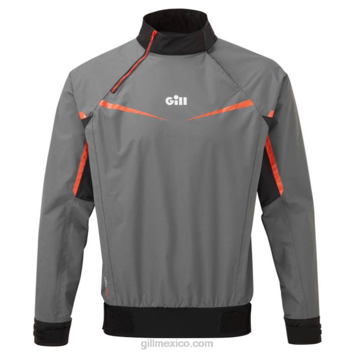Gill Marine parte superior profesional de los hombres gris acero Z6F2537