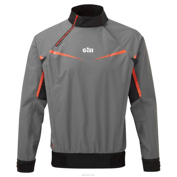 Gill Marine parte superior profesional de los hombres gris acero Z6F2537