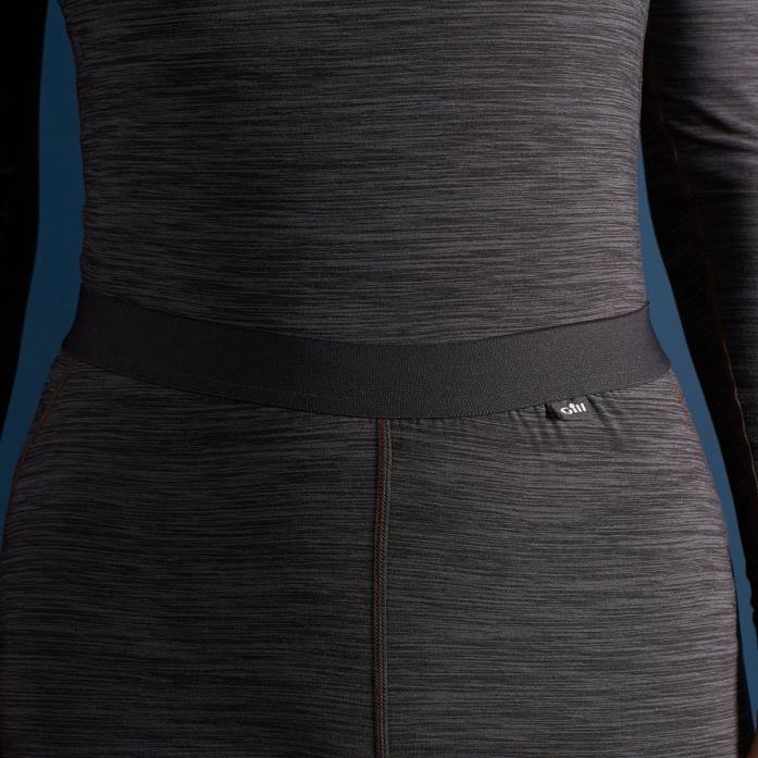 Gill Marine cuello redondo de mujer - manga larga ceniza Z6F2315
