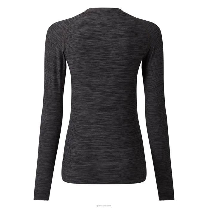 Gill Marine cuello redondo de mujer - manga larga ceniza Z6F2315