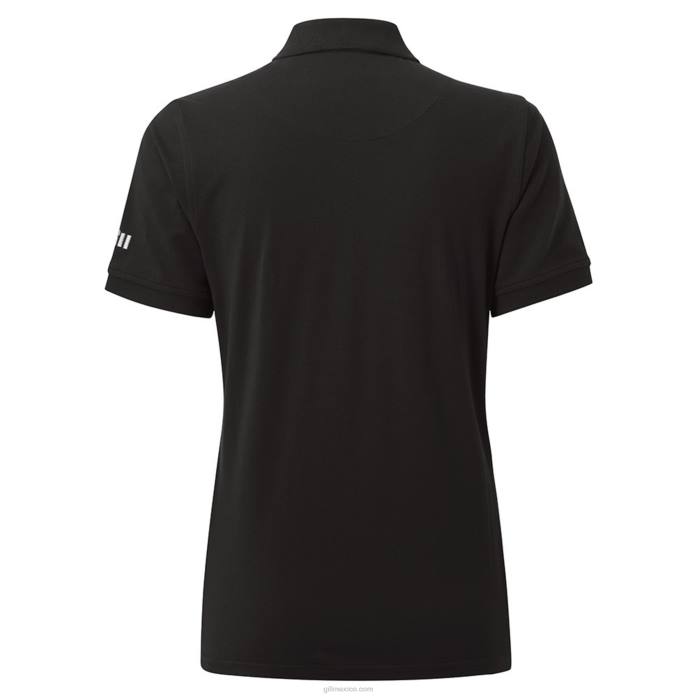 Gill Marine polo de mujer negro Z6F2251