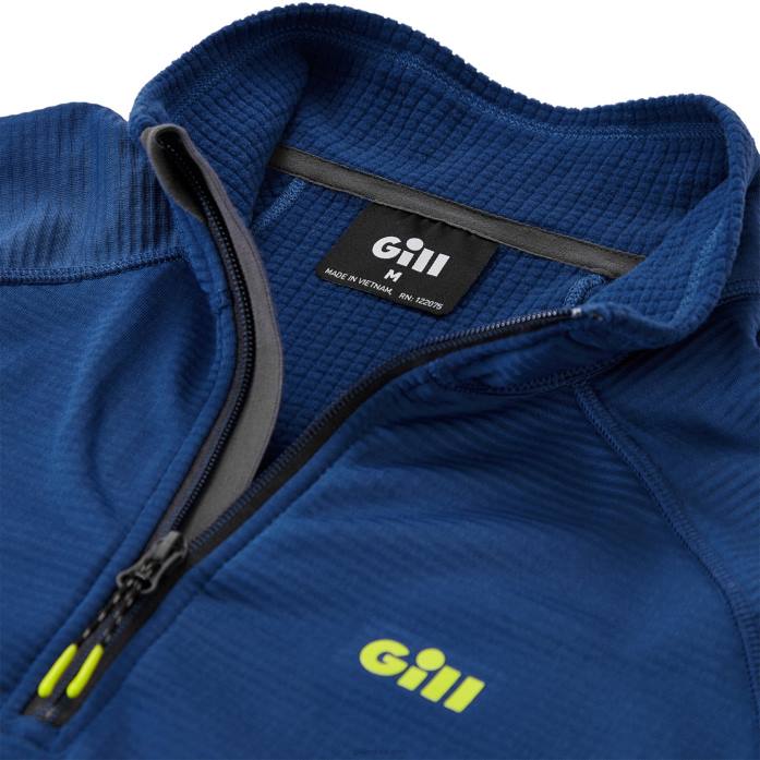 Gill Marine cuello con cremallera térmica os azul atlántico Z6F2540