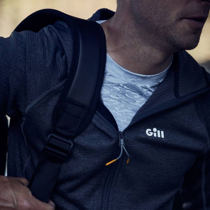 Gill Marine sudadera con capucha dardo gris acero Z6F2563