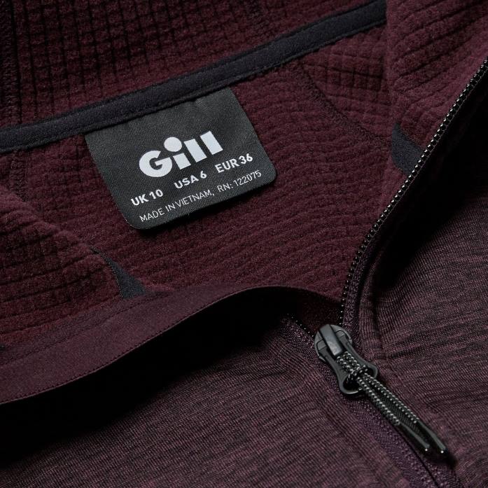 Gill Marine sudadera con capucha de dardos para mujer higo Z6F2171